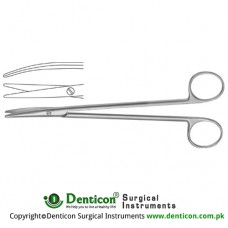 Salyer Dissecting Scissor for Cleft Palate Curved - Fine Pattern Stainless Steel, 18 cm - 7"